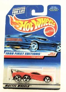 Hot Wheels   1998 First Editions   Tow Jam   Red   #25 of 40   Collector #658   Limited Edition   Collectible Toys & Games