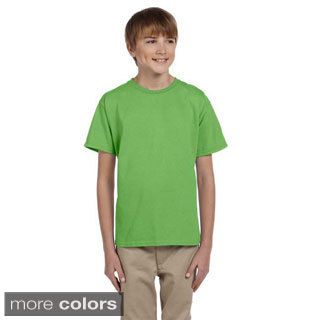 Fruit Of The Loom Fruit Of The Loom Youth Heavy Cotton Hd T shirt Green Size M (10 12)