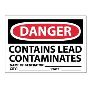 Nmc Hazardous Materials Label   Contains   Contains Lead Contaminants