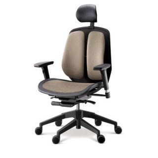 Duorest Alpha Executive Mesh Seat Office Chair A 80H  Color Brown