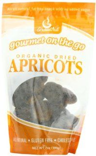 Gourmet Nut Snack Bag, Organic Dried Apricots, 7 Ounce  Dried Fruits  Grocery & Gourmet Food