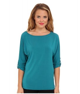 Tart Orelia Top Womens Long Sleeve Pullover (Blue)