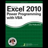 Excel 2010 Power Programming With VBA and CD