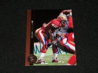 San Francisco 49ers William Floyd Auto Signed 1996 Upper Deck UD Card #41 Q at 's Sports Collectibles Store