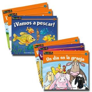 SPANISH Rising Readers Fiction Single Copy Set Animal Adventures Volume 1 (1 each of 12 titles)  Early Childhood Development Products 