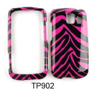 LG Vortex VS660 Pink Zebra Skin Hard Case/Cover/Faceplate/Snap On/Housing/Protector Cell Phones & Accessories