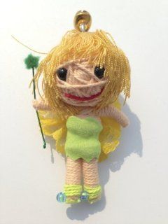 Tinker Bell Cute Voodoo String Doll Keychain NEW 