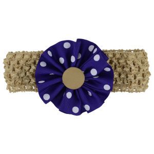 Washington Huskies Crocheted Headband with Rosette