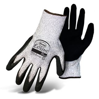 Boss Extreme Plus Cut Resistant Gloves With Double Dipped Palms   Medium   Gray/Black