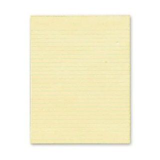 Ampad 21 662 Glue Top Pad, 8 1/2X11, Canary Yellow Paper, Wide Ruled, 50 Sheets Per Pad, 12 Pads Per Pack  Memo Paper Pads 