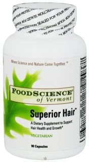 FoodScience of Vermont   Superior Hair   90 Capsules