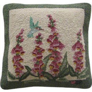 Hummingbird Garden Square Pillow   Throw Pillows