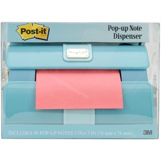 Post it Pop Up Notes Dispenser For 3x3 Pop up Notes blue Clutch