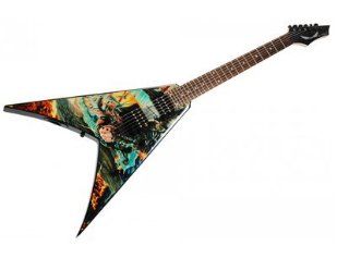 Dean Dave Mustaine Signature VMNT X Guitar (Silver, MSL)  Other Products  