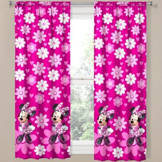 Disney Minnie Mouse Home Rod Pocket Curtain Panel