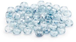 Beaders Paradise LT6E637 Czech Glass Transparent Violet Blue Luster 6/0 E Beads in a Tube