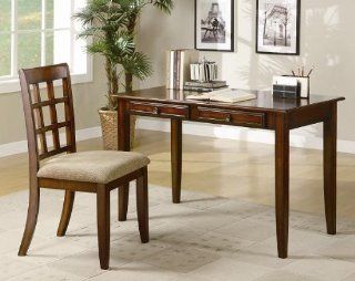 Inland Empire Furniture Horatio Brown Solid Wood Desk & Chair   Home Office Desks