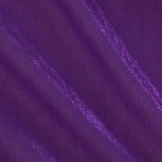 Designer Shimmer Chiffon Knit Purple Fabric