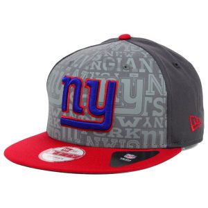 New York Giants New Era 2014 NFL Draft Graphite 9FIFTY Snapback Cap