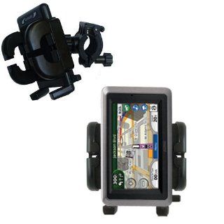Gomadic Bike Handlebar Holder Mount System suitable for the Garmin Zumo 665   Unique Holder, Lifetime Warranty GPS & Navigation