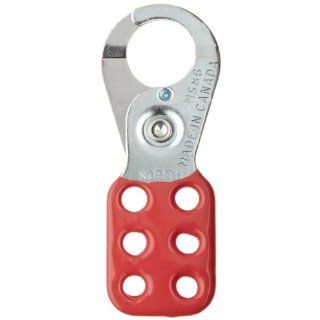 North Safety 666 M Safe Metal Lockout Hasp with Dual Jaws, 1 3/4" Diameter and 3/4" Diameter (Pack of 1) Hardware Hasps