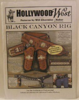 Black Canyon Rig Pattern Pack (Patterns for Making a Leather Holster and Belt) 