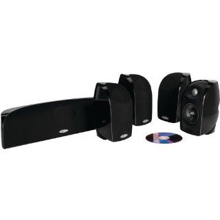 Polk Audio TL250 Compact, High Performance Home Theater System (5 pack, Black) Electronics