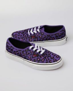Vans Authentic Cheetah Glitter Purple/ Mgta VN 0QER641 Shoes Size Women's 10.5/ Men's 9 Skateboarding Shoes Shoes
