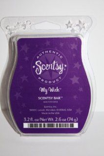 Scentsy, My Wish, Wickless Candle Tart Warmer Wax 3.2 Fl Oz, 8 Square   Home And Garden Products