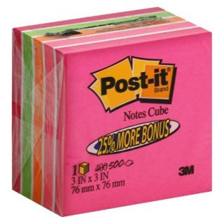 Post It 500ct Note Cube   3x3