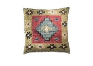 India Mussoorie Wool Kilim Cushion Cover   2 sizes Large   Throw Pillow Covers