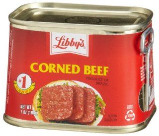 Libby's Corned Beef, 7 Ounce Cans (Pack of 8)  Jerky And Dried Meats  Grocery & Gourmet Food