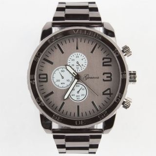 Oversized Gunmetal Watch Gunmetal One Size For Men 235938112