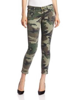TEXTILE Elizabeth and James Women's Ozzy Ankle Jean in Olive Camo