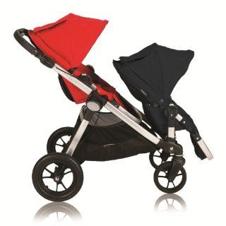 Baby Jogger City Select Stroller with 2nd Seat Onyx/Red  Jogging Strollers  Baby