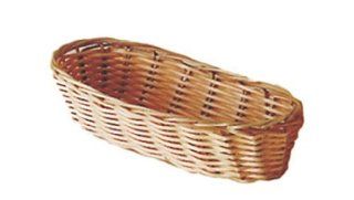 Update International BB 94 Woven and Bread Natural Color Basket, Oblong, 9 Inch Home Storage Baskets Kitchen & Dining
