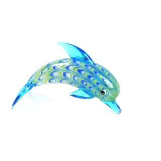 Fitz and Floyd Glass Menagerie Dolphin   Collectible Figurines