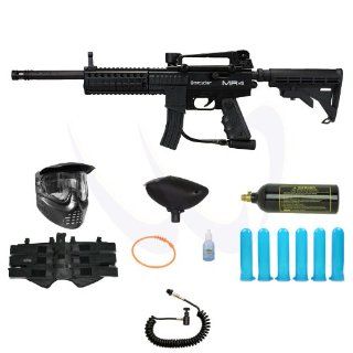 Spyder MR Series MR4 PRO Paintball Marker   Matte Black Extreme Package  Paintball Gun Packages  Sports & Outdoors
