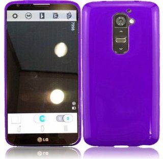LG G2 Phone Case Accessory Sensational Purple TPU Skin Cover with Free Gift Aplus Pouch Cell Phones & Accessories