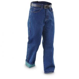Smith's Fleece   lined Jeans Dark Wash, DARKWASH, W30 L32 Insulated Jeans Clothing