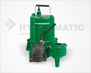 Hydromatic SP50A1 1/2 HP, 1 Phase, 115 Volt Cast Iron Submersible Sewage Ejector Pump (Automatic), 10' Cord   Portable Power Water Pumps  