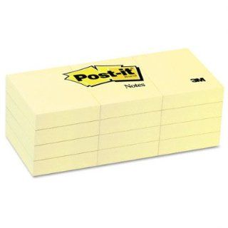 MMM653YW   Original Canary Yellow Post It Plain Note Pads  Sticky Note Pads 