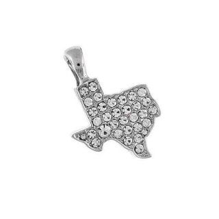 Pd 058b 06 Texas Clear Silver Plated Jewelry
