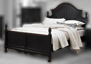 Loretta Collection Queen Bed in Natural Dark Oak Finish by Homelegance Home & Kitchen