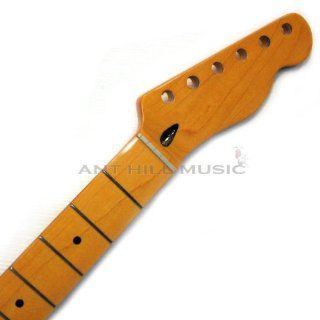 Mighty Mite Electric Guitar Neck   Telecaster Guitar Neck   Vintage Tint Maple Musical Instruments