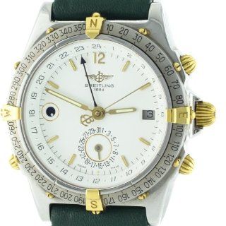 Breitling Windrider Duograph B15047 Two tone Stainless Automatic Mens Watch Watches