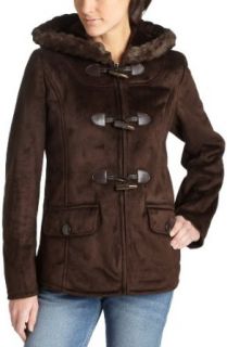 Esprit Women's Faux Suede Jacket,Dark Chocolate,Small Clothing