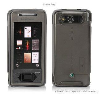 BoxWave Pure Sony Ericsson Xperia X1 Crystal Slip   Colorful Slim Fit TPU Gel Skin Case for Durable Anti Slip Protection   Sony Ericsson Xperia X1 Cases and Covers (Smoke Grey) Cell Phones & Accessories