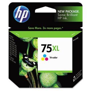 Genuine HP CB338WN / 75XL Tri Color OEM Ink Cartridge in foil packaging Electronics