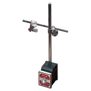 Starrett 657AA Magnetic Base Complete Set with Base, Upright Post, Rod, Attachment, and Two Snugs Indicator Stands